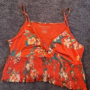 American eagle crop tank